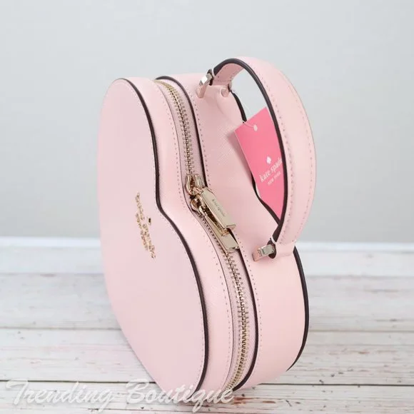 NWT Kate Spade New York Love Shack Heart Crossbody in Chalk Pink - Picture 5 of 13